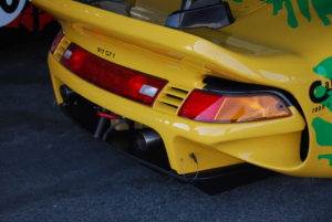 Porsche spoiler and body kit for an awesome looking stock car